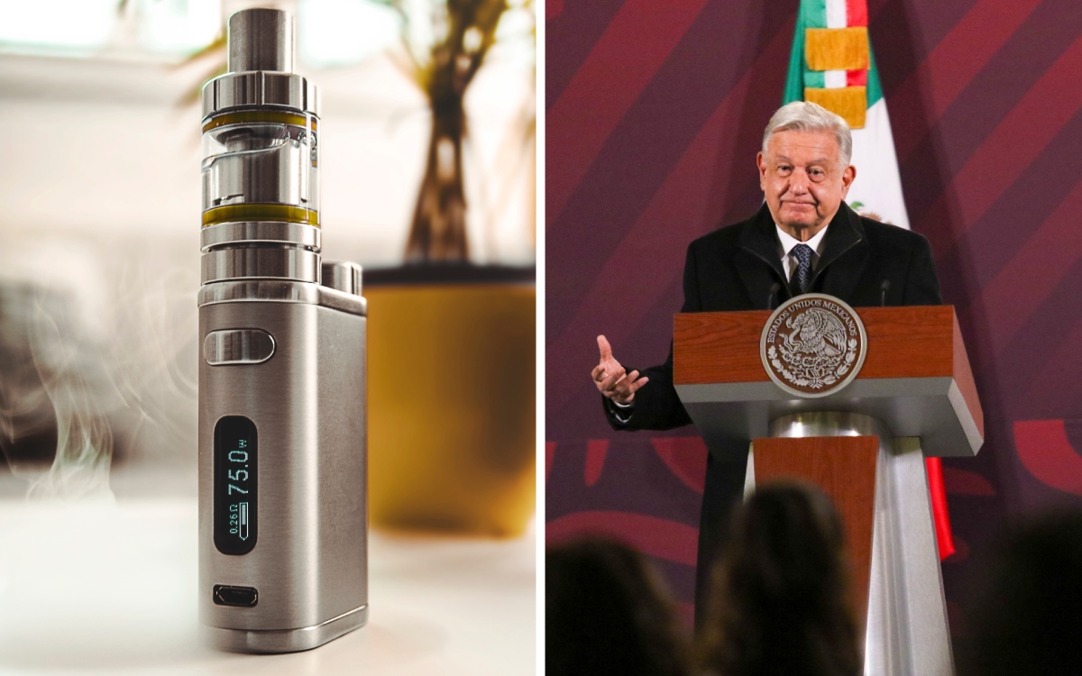 AMLO enviará iniciativa para prohibir vapeadores antes de fin de 2023