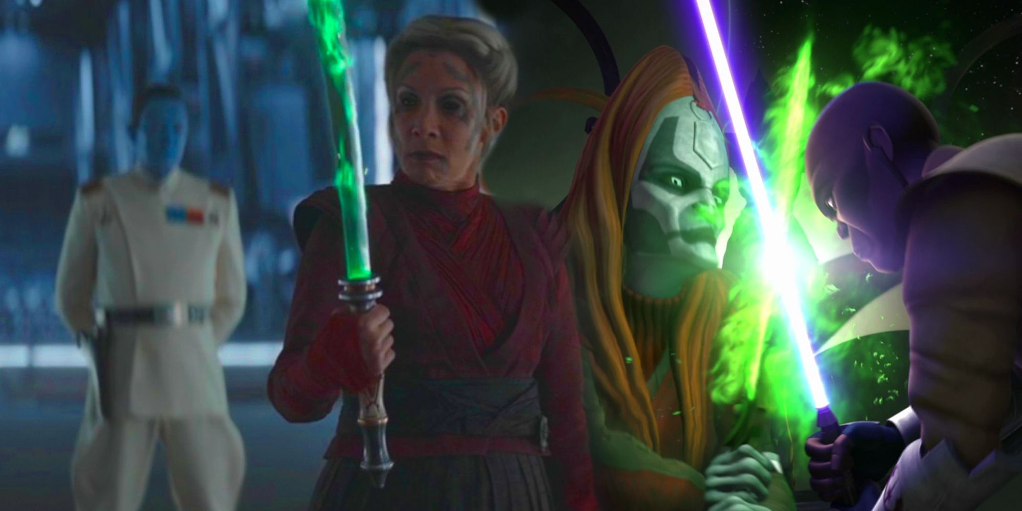 Ahsoka Star explica cómo los estilos de lucha del mundo real afectaron a Mandalorian Spear y Nightsister Blade