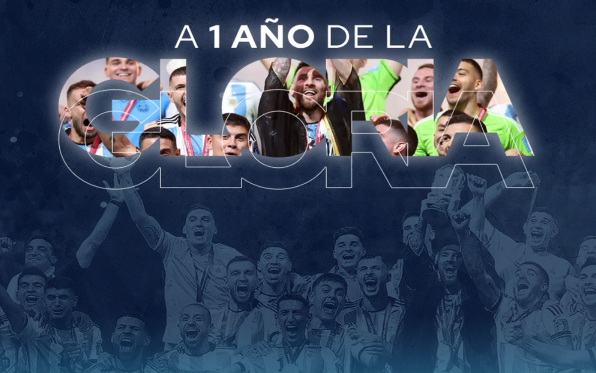 Así conmemora Argentina el primer aniversario del título mundial en Qatar 2022 | Video