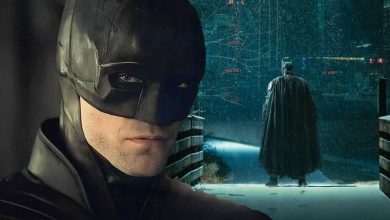 Batman 2 ve a Gotham cubierta de nieve en un póster de fan de Moody DC