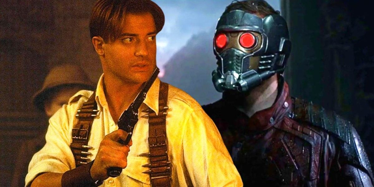 Brendan Fraser como Star-Lord es el mejor reparto de los Vengadores de los 90 en un impresionante arte del MCU