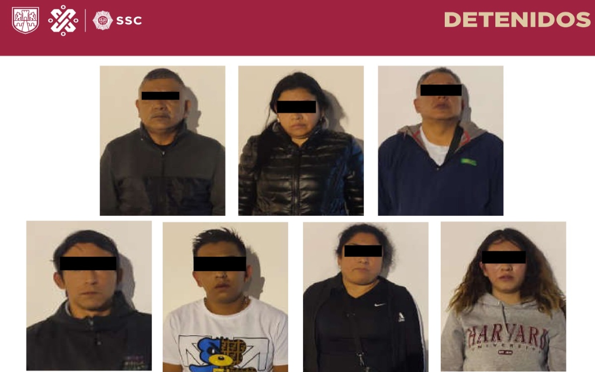 Caen siete por robo en los alrededores del Estadio Azteca