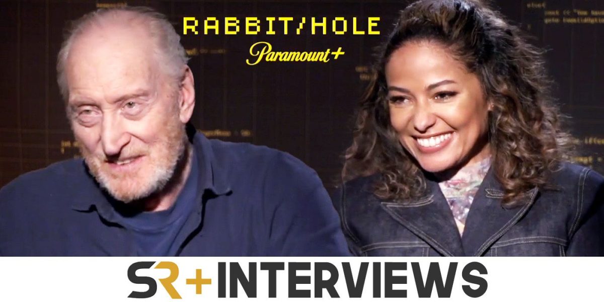 Charles Dance y Meta Golding sobre el misterio y el humor de la madriguera del conejo