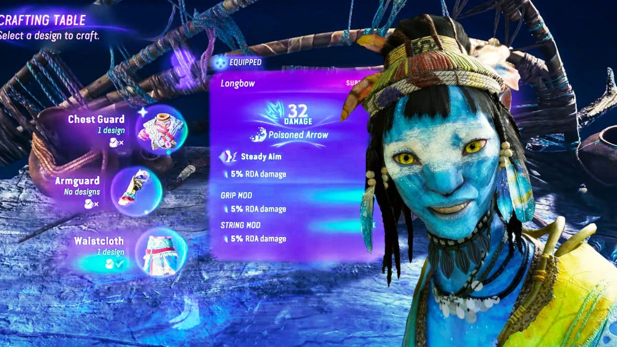 Cómo crear tu propio equipo en Avatar: Fronteras de Pandora