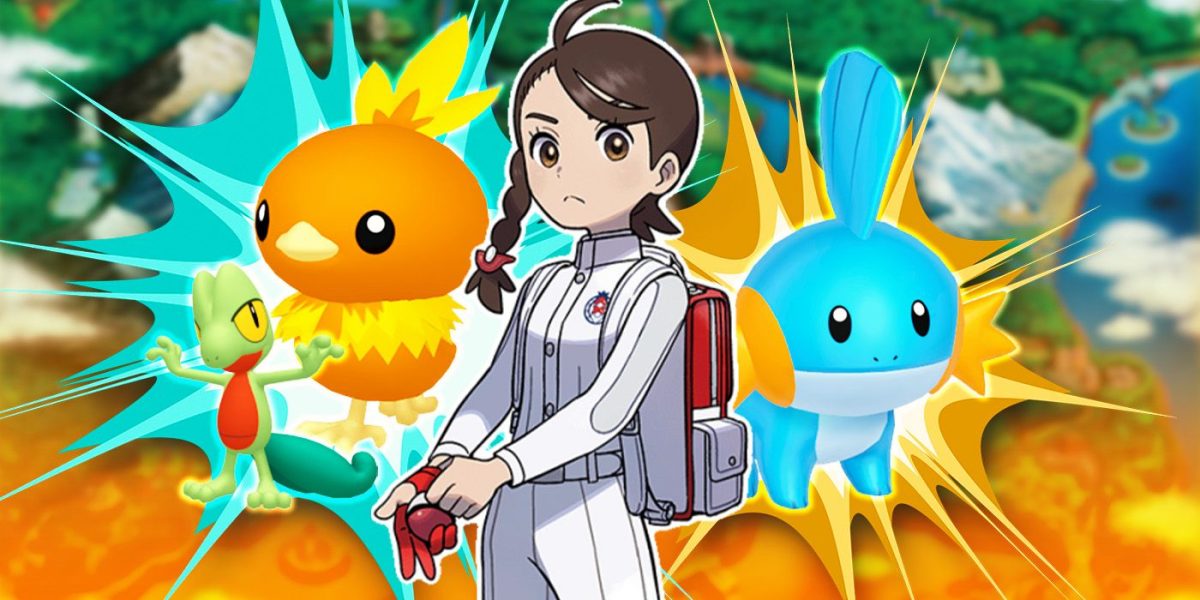 Cómo encontrar (y capturar) todos los Pokémon iniciales de generación 3 en el DLC Indigo Disk