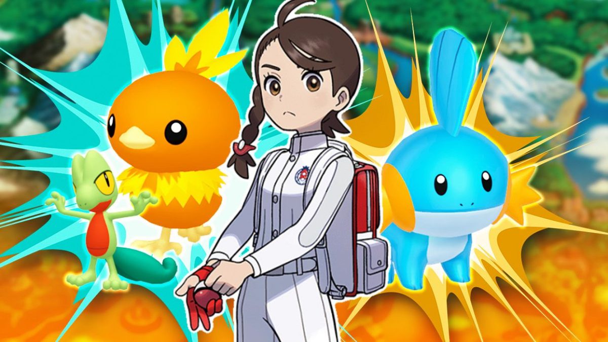 Cómo encontrar (y capturar) todos los Pokémon iniciales de generación 3 en el DLC Indigo Disk