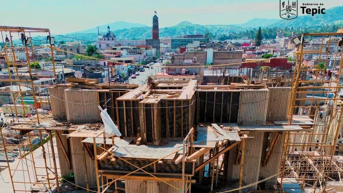 Construyen mirador inspirado en la cultura wixárika en Tepic