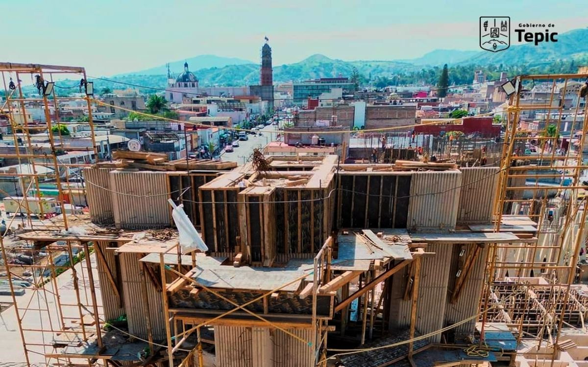 Construyen mirador inspirado en la cultura wixárika en Tepic