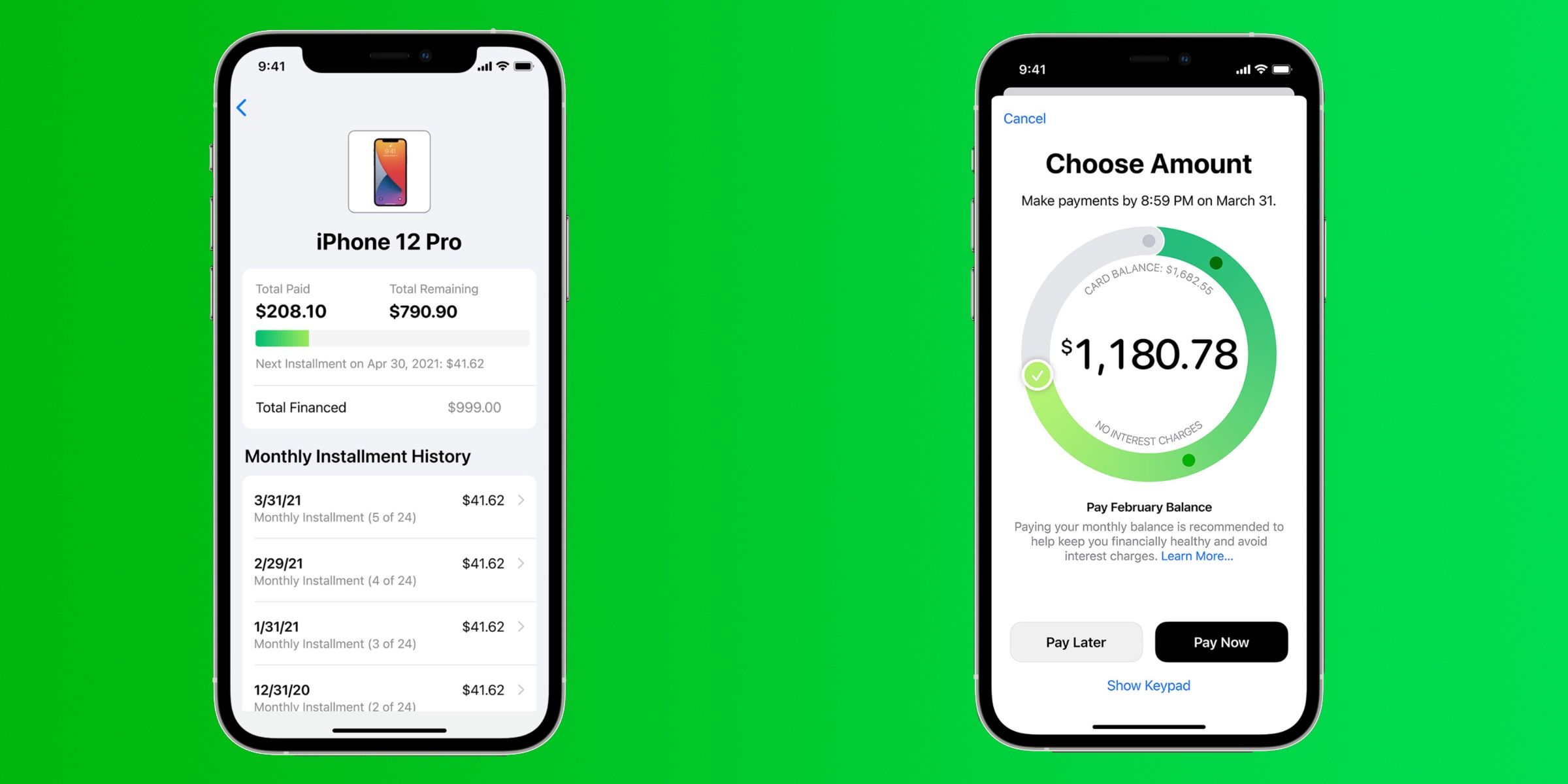 Cuotas mensuales de Apple Card: los planes sin intereses, explicados