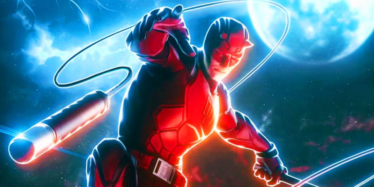 Daredevil obtiene una apariencia cómica clásica en el arte del MCU Born Again en colores neón