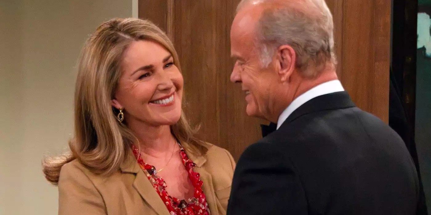 Las imágenes de la temporada 2 de Frasier revelan que el Dr. Crane besa a una misteriosa mujer que se parece a Roz