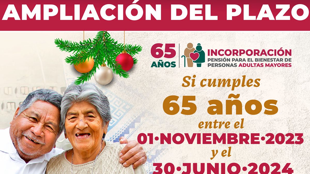Es el último día para registrarte a la Pensión Adulto Mayor