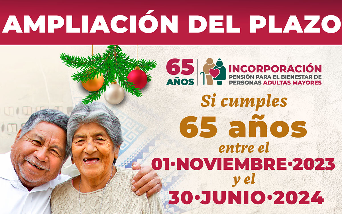 Es el último día para registrarte a la Pensión Adulto Mayor