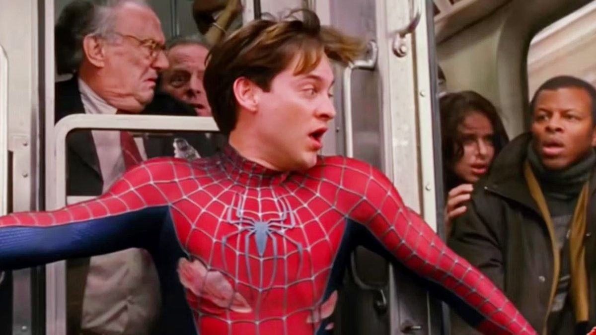 Escena icónica de Tobey Maguire Spider-Man 2 recreada en un maravillosamente extraño crossover de Thomas The Tank Engine