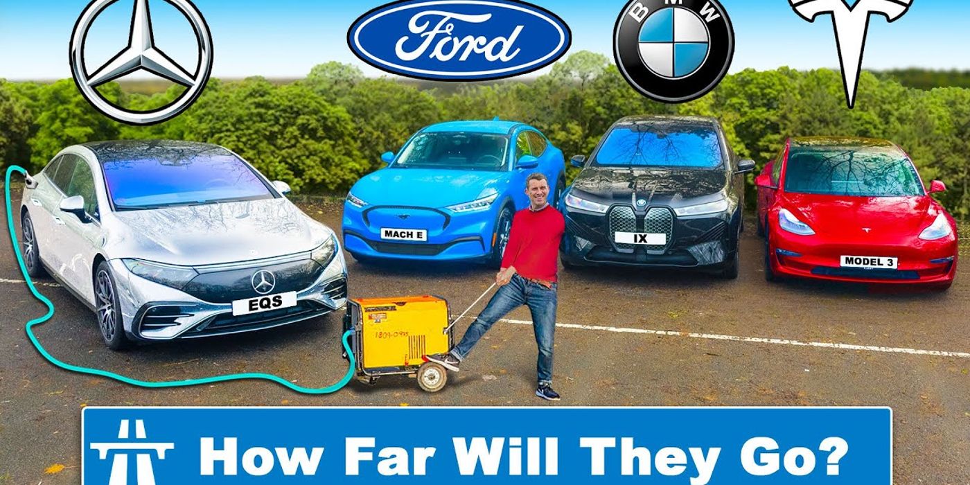 Ford vs.  Tesla vs.  BMW vs.  Mercedes: ¿Hasta dónde pueden llegar sus vehículos eléctricos de largo alcance?