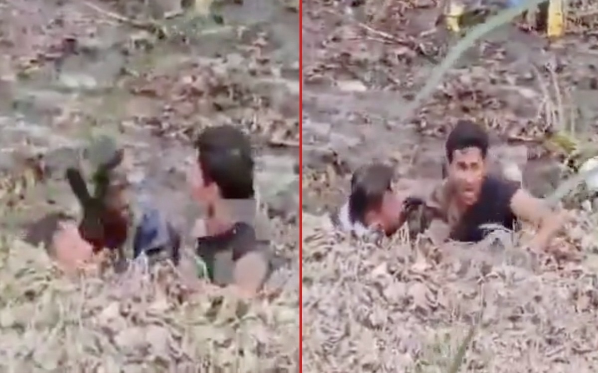 Fuertes Imágenes | Captan la muerte de migrantes ahogados en fango en el Río Bravo