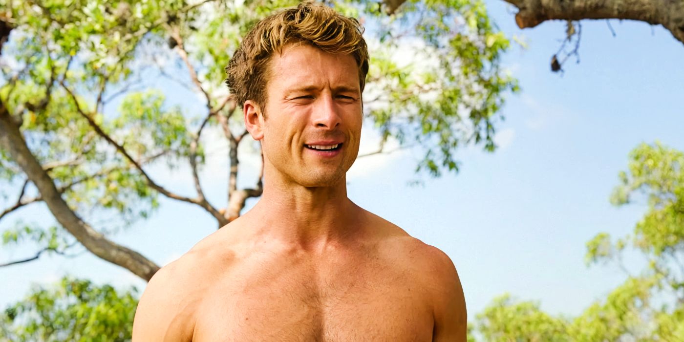 Glen Powell “casi muere” por una escena de desnudo durante el rodaje de cualquier persona menos tú