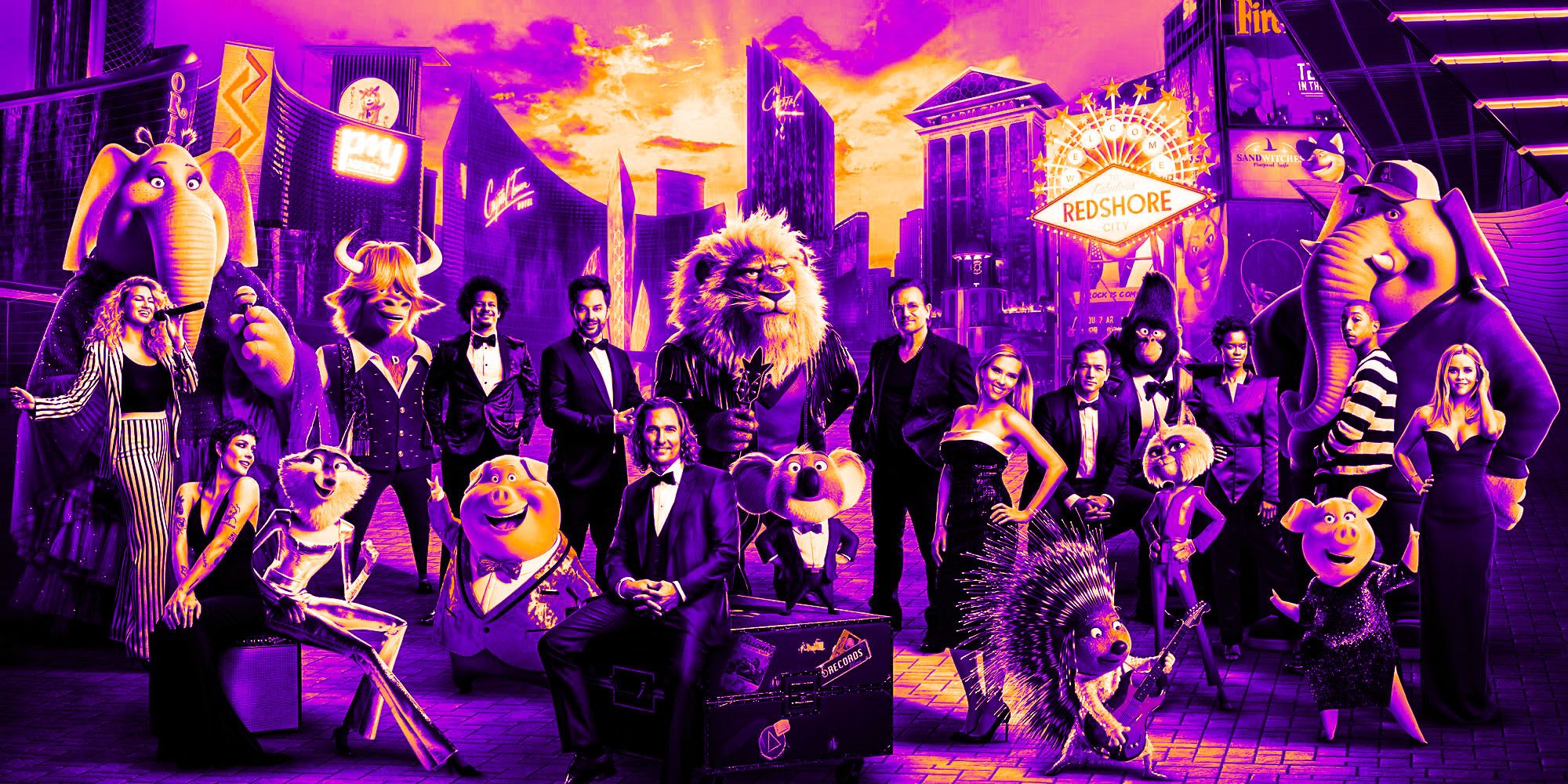 Guía de personajes y reparto de Sing 2: cómo se ve cada actor