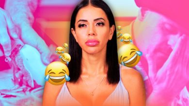 Jasmine, el prometido de 90 días, sombrea hilarantemente el incidente del pelador de patatas de Gino usando un filtro de progresión de edad