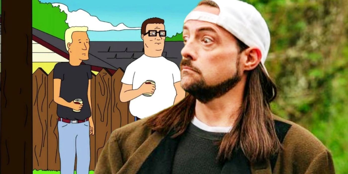 King Of The Hill cruzando con Jay y Silent Bob en el arte tiene perfecto sentido