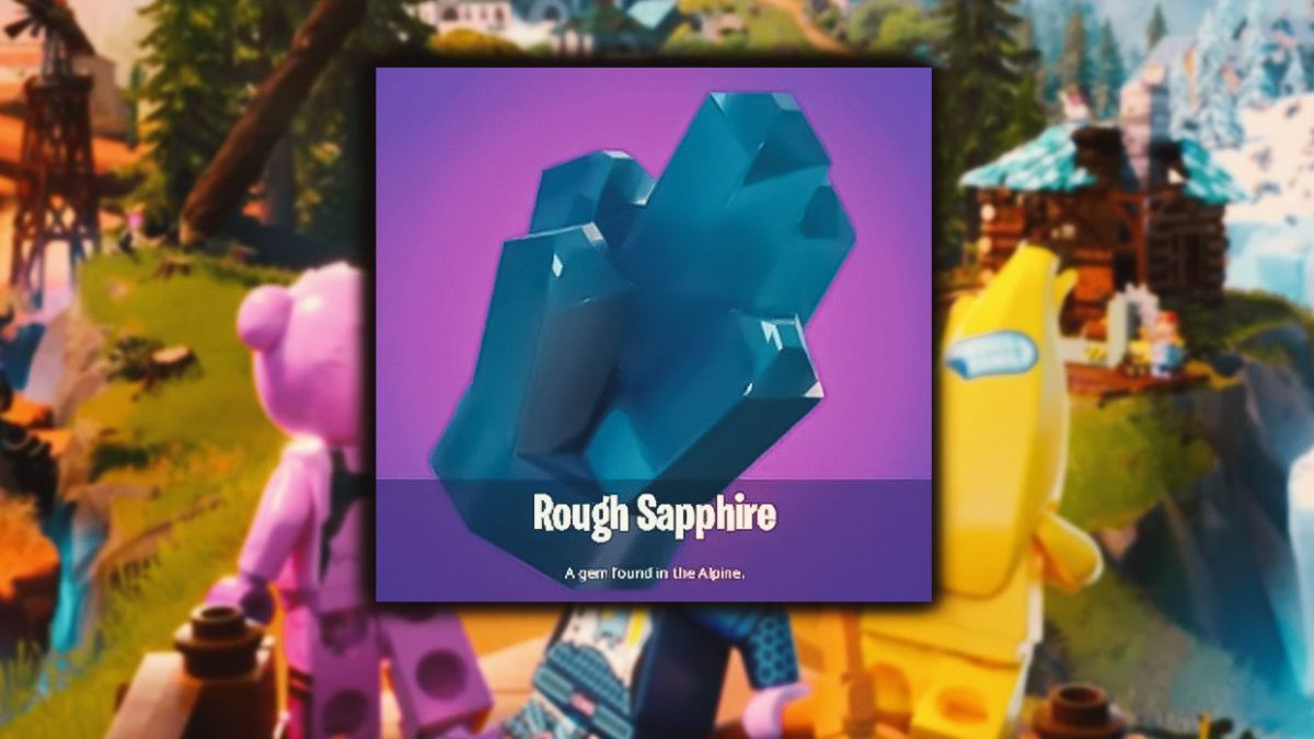 LEGO Fortnite: Cómo encontrar zafiro en bruto y cortado