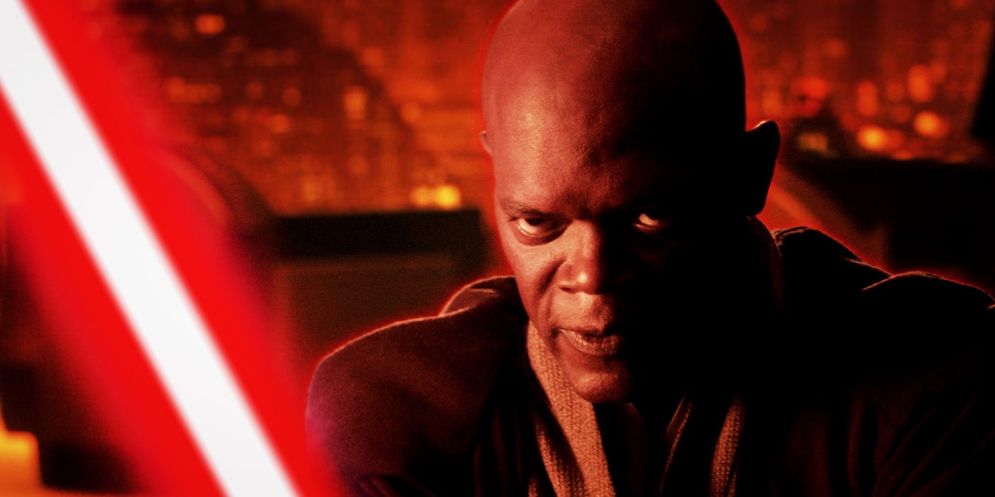 La forma única del sable de luz de Mace Windu muestra lo cerca que estaba del lado oscuro