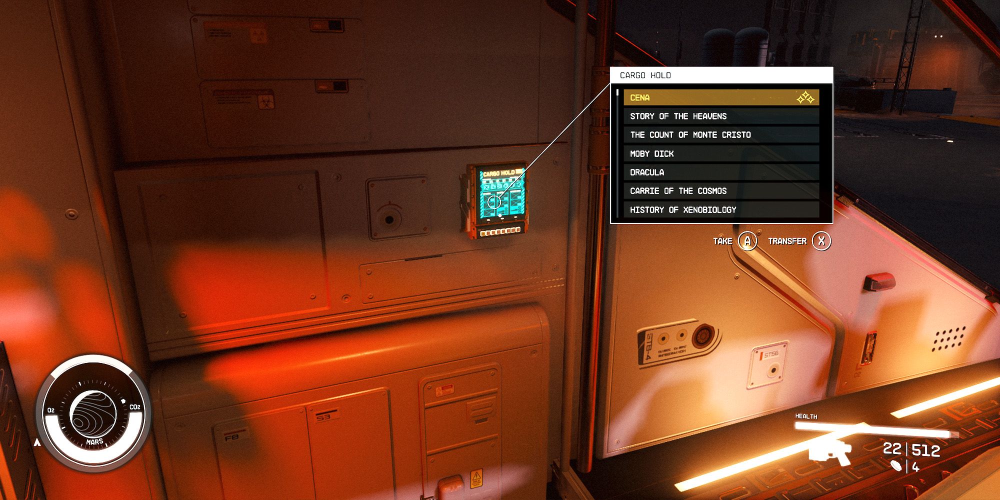 La mejor manera de almacenar recursos en Starfield