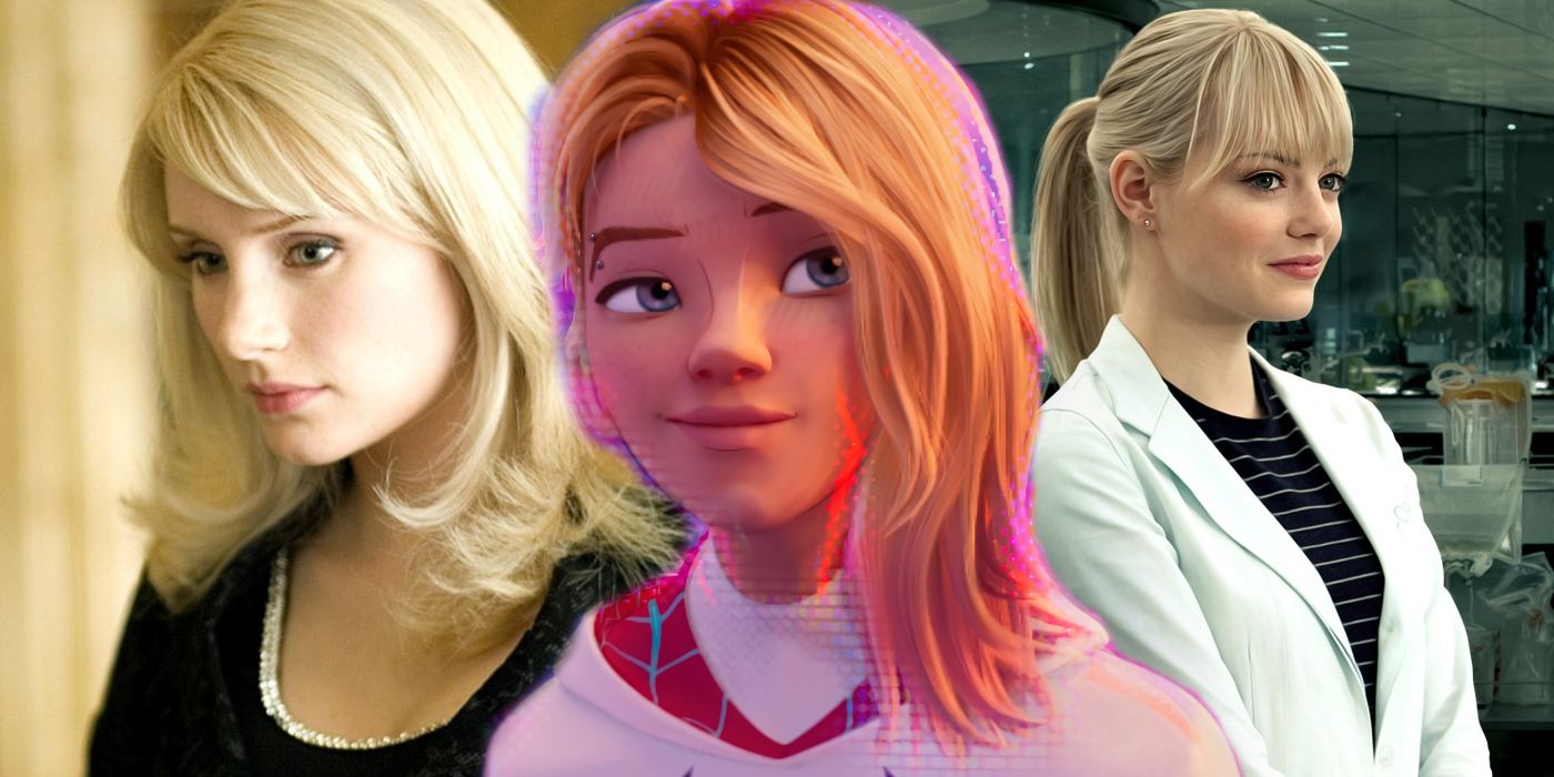La trilogía original de Spider-Man y la increíble Gwen Stacy de Spider-Man convertidas en héroes de Spider-Verse a través del arte del multiverso de Marvel