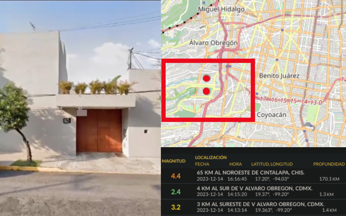 Las Águilas y Molino de las Rosas: los epicentros de los Microsismos de este jueves