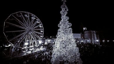 Mantendrán apagado árbol de navidad gigante en Salvatierra por luto