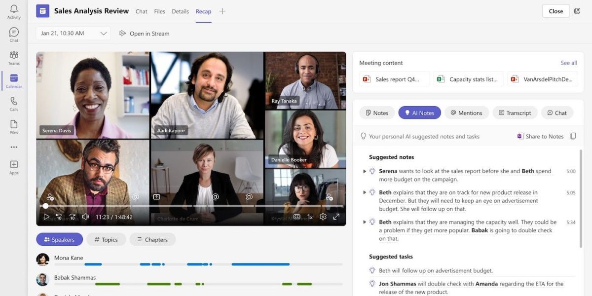 Microsoft Teams Premium usa ChatGPT para tomar notas y que usted no tenga que hacerlo