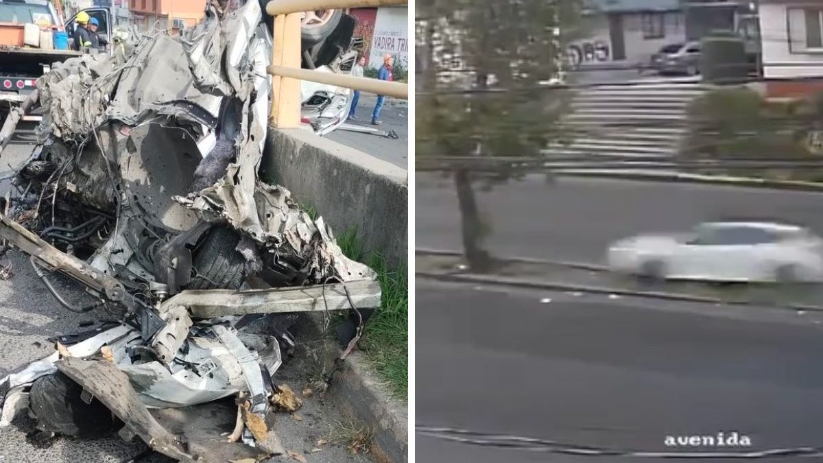 Muere conductor tras aparatoso choque en Atizapán | Video