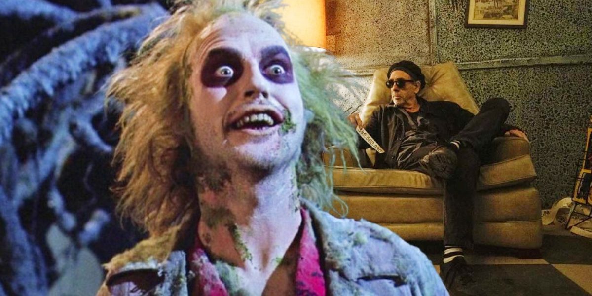 Nuevo set de Beetlejuice 2 revelado en foto de BTS mientras Tim Burton anuncia el final de la filmación