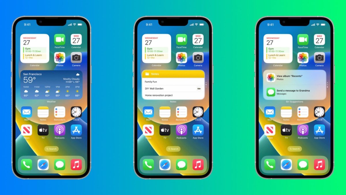 Pilas inteligentes: cómo la pantalla de inicio de su iPhone puede intercambiar widgets automáticamente