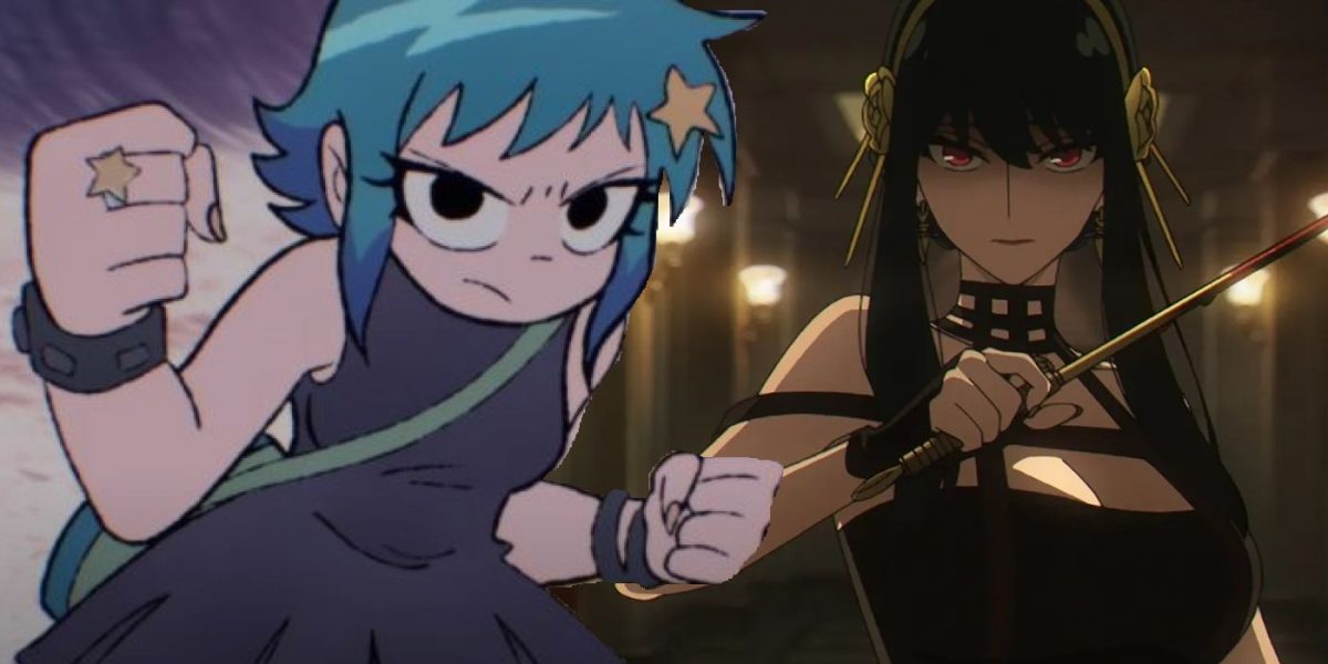 Ramona Flowers se convierte en la asesina definitiva en el arte crossover de la familia Epic Spy X