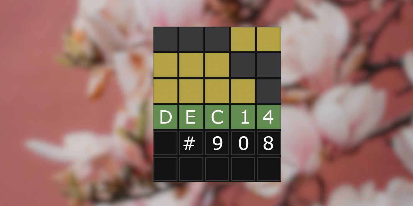 Respuestas y sugerencias de Wordle de hoy para el 14 de diciembre de 2023 (rompecabezas n.° 908)