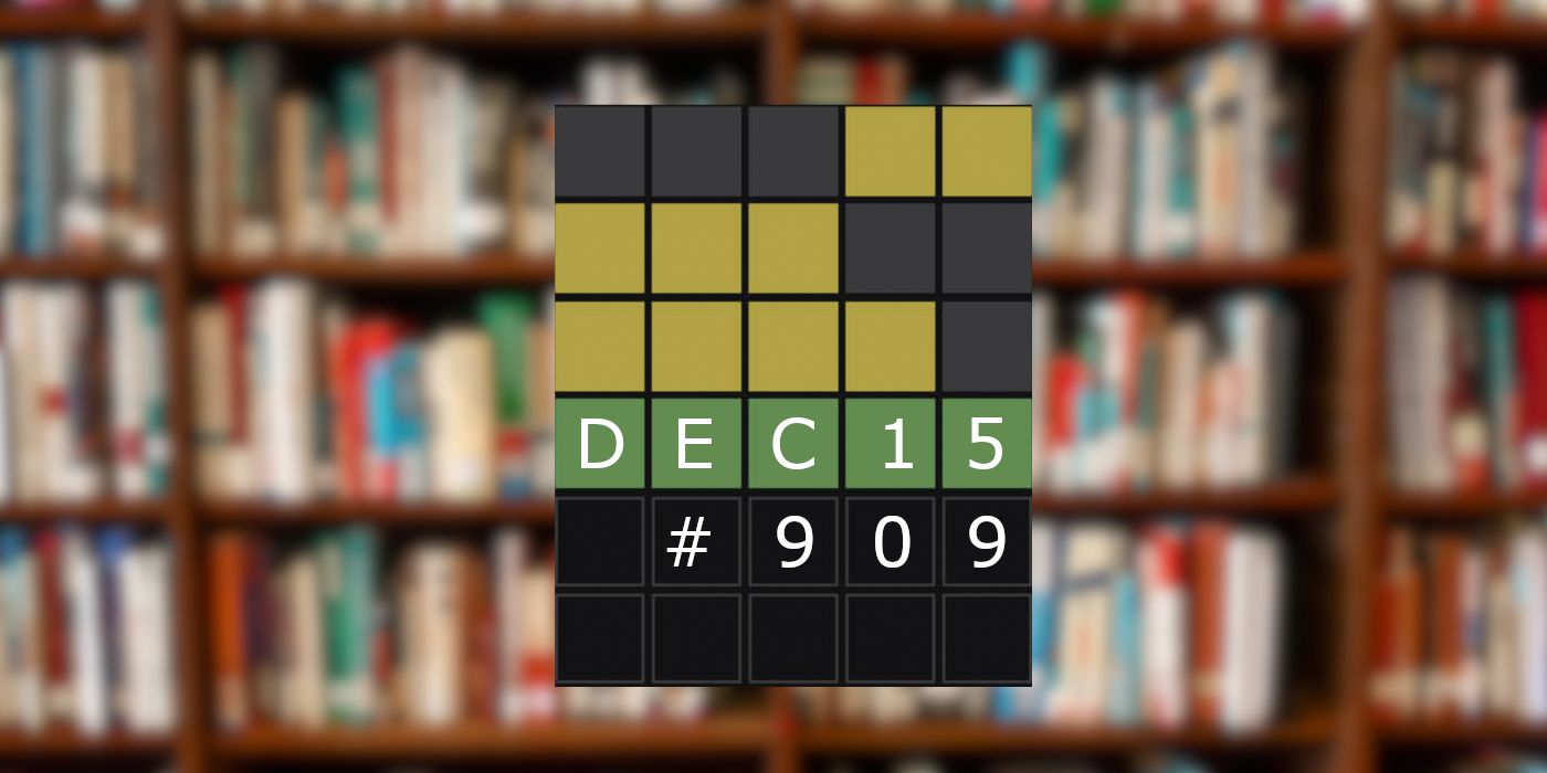 Respuestas y sugerencias de Wordle de hoy para el 15 de diciembre de 2023 (rompecabezas n.° 909)