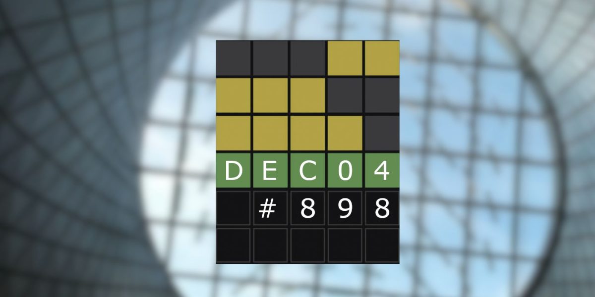 Respuestas y sugerencias de Wordle de hoy para el 4 de diciembre de 2023 (rompecabezas n.° 898)