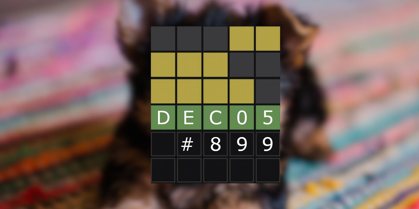 Respuestas y sugerencias de Wordle de hoy para el 5 de diciembre de 2023 (rompecabezas n.° 899)