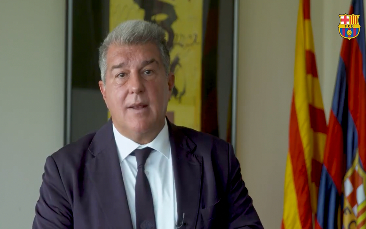 "Se abre una oportunidad histórica": Joan Laporta | Video