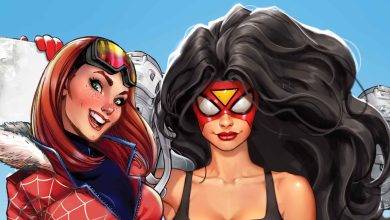 Spider-Woman y MJ Watson muestran su ropa de invierno en un nuevo arte de chalet de esquí