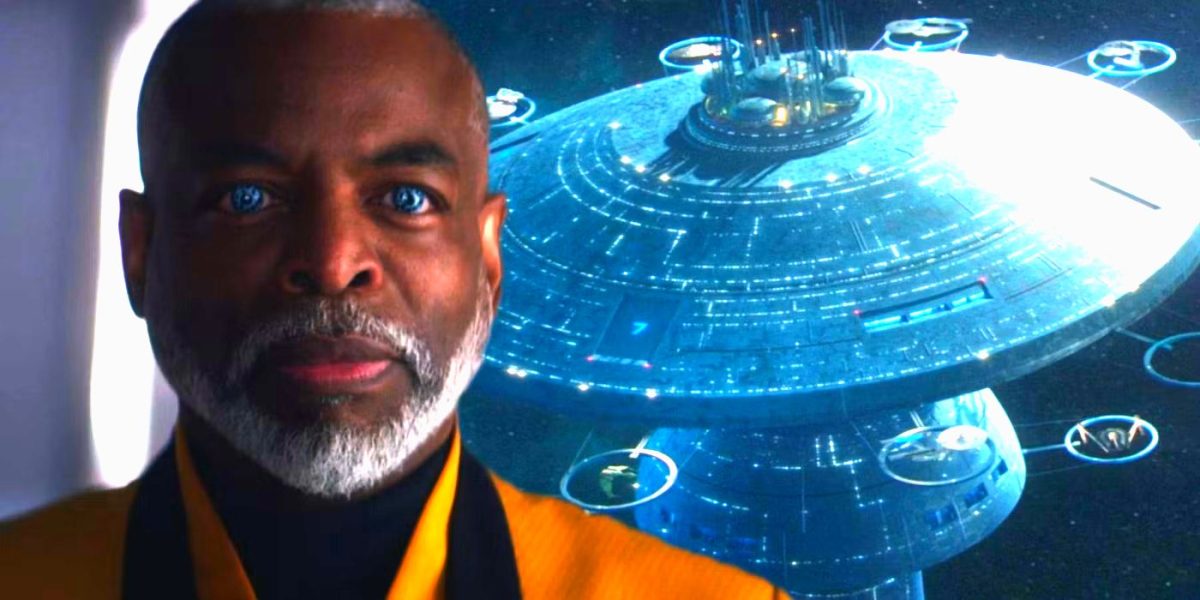 Star Trek de Geordi: vídeo del huevo de Pascua de la oficina de Picard Commodore compartido por el diseñador de producción