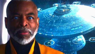 Star Trek de Geordi: vídeo del huevo de Pascua de la oficina de Picard Commodore compartido por el diseñador de producción