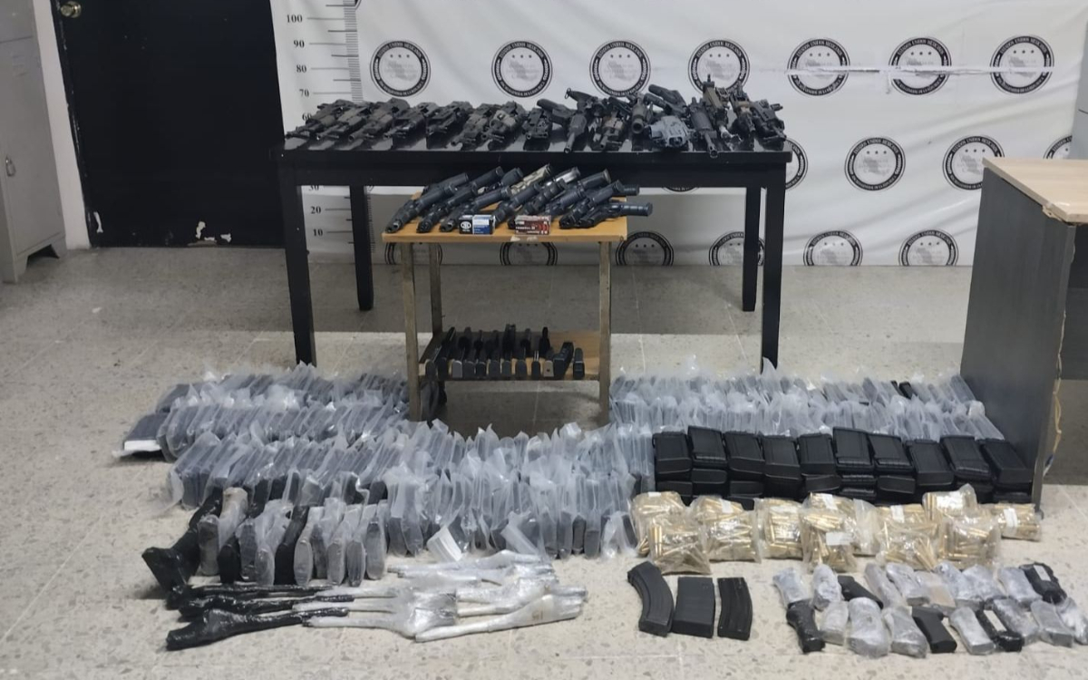 Traficante envió por piezas 4,800 rifles semiautomáticos a México