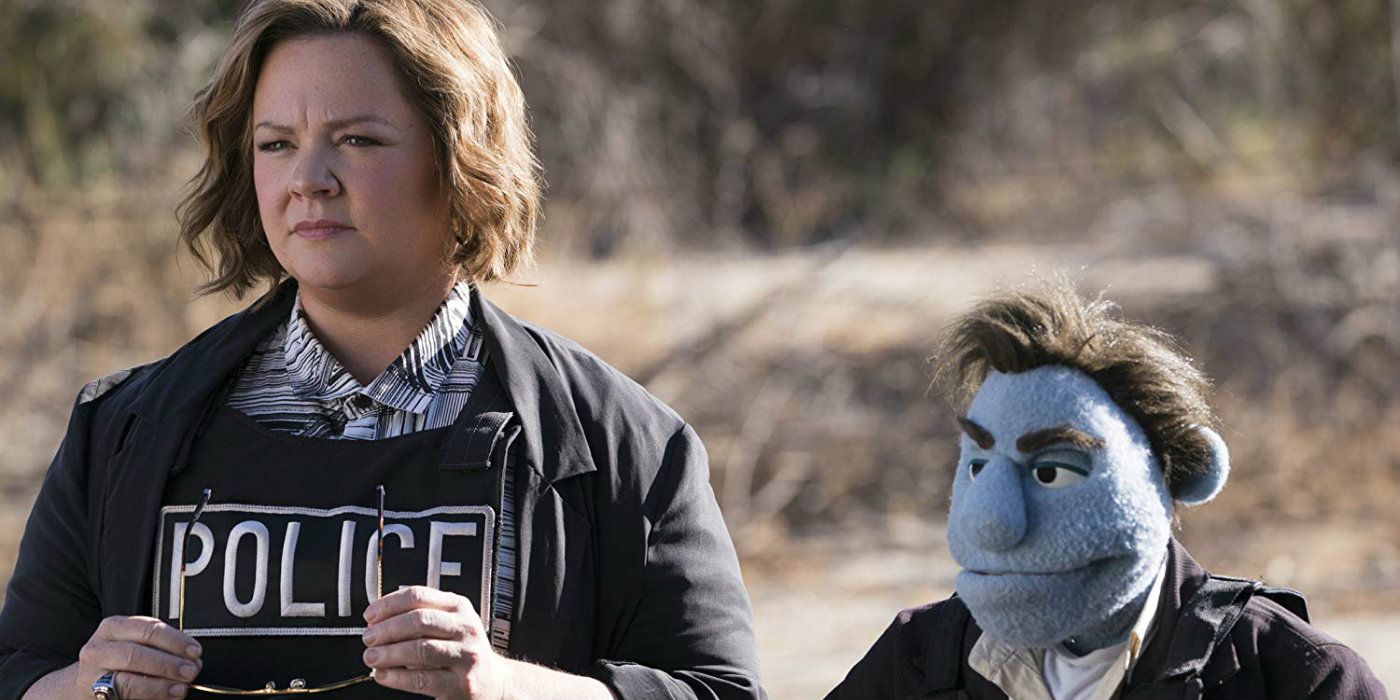 Melissa McCarthy and Bill Barretta in Happytime Murders