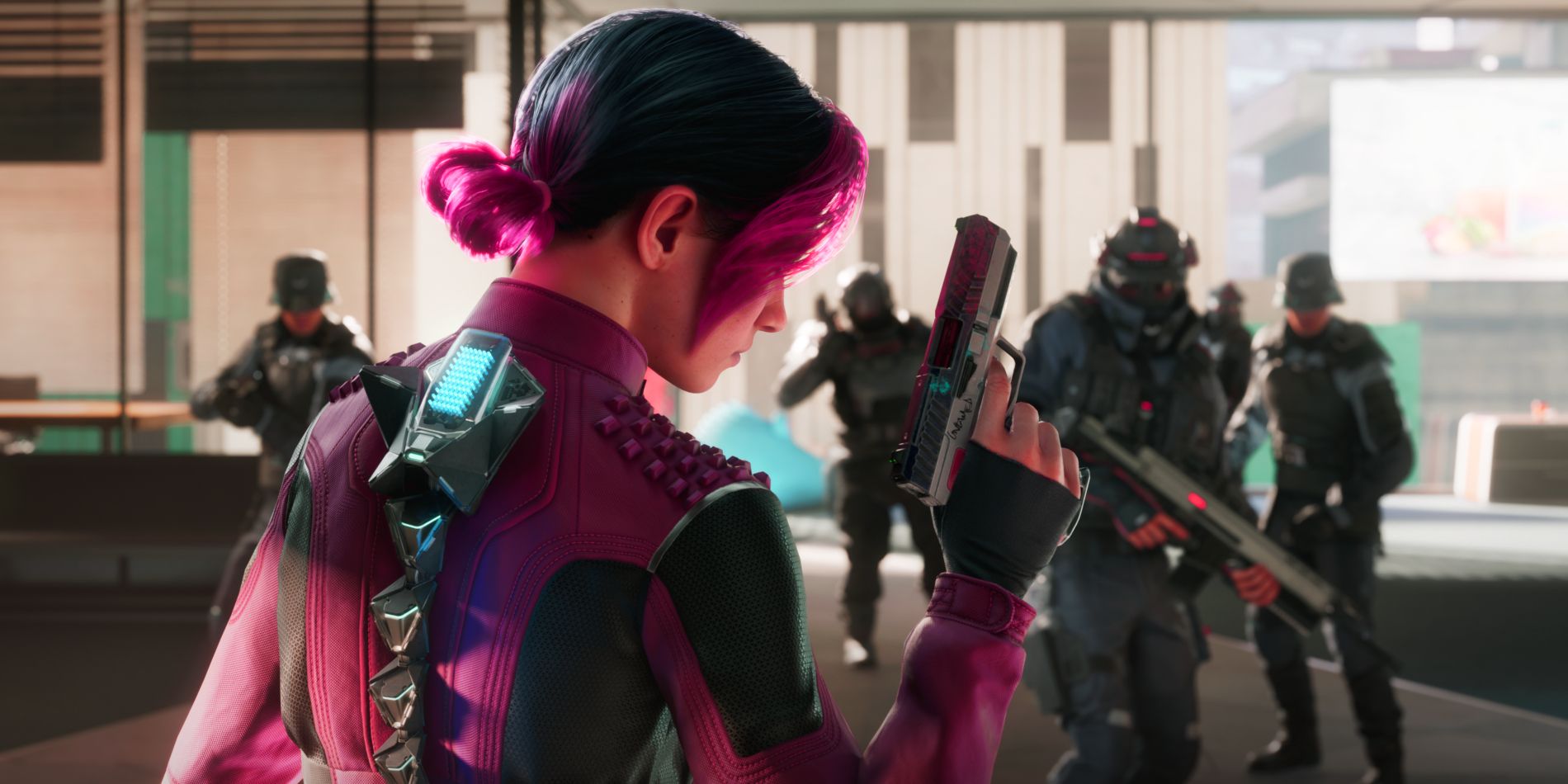 "Un Cyberpunk Sifu con Gun Fu": vista previa del lomo