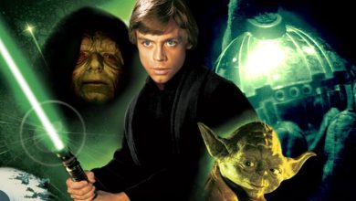 Un cambio del regreso del Jedi muestra cuán grande es realmente un héroe Luke Skywalker