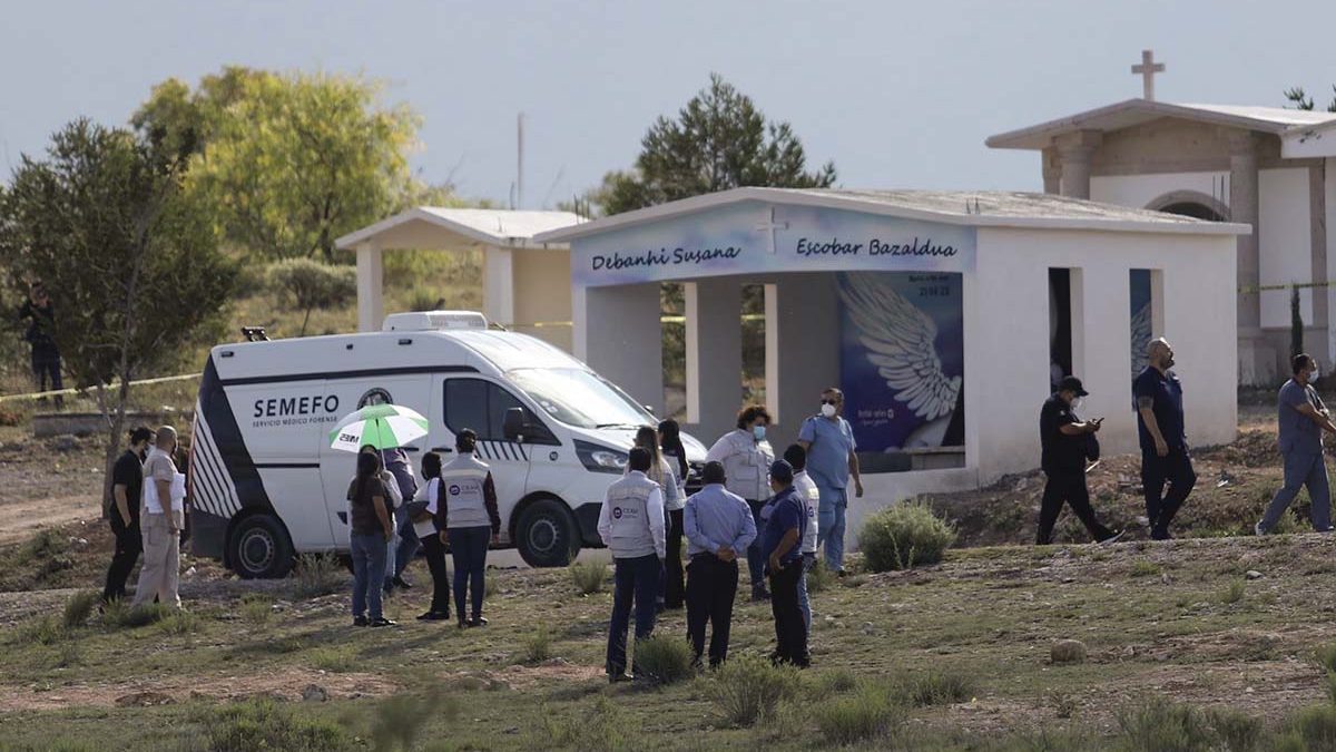 Vandalizan la tumba de Debanhi Escobar en Galeana, Nuevo León