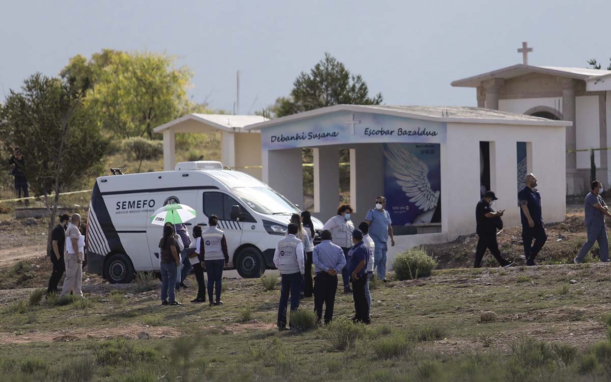 Vandalizan la tumba de Debanhi Escobar en Galeana, Nuevo León