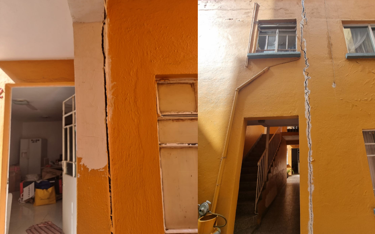 Videos | Microsismos provocan grietas en Periférico y en 8 inmuebles de Benito Juárez; Alcaldía los desaloja